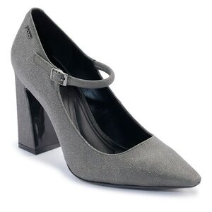 NWT Silver Mary Jane Pump